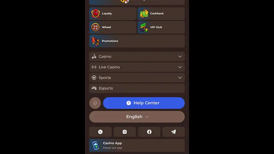 Roulettino Casino App Mobile