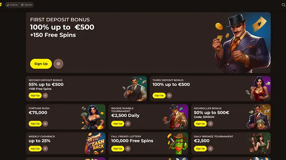Roulettino Casino Bonus